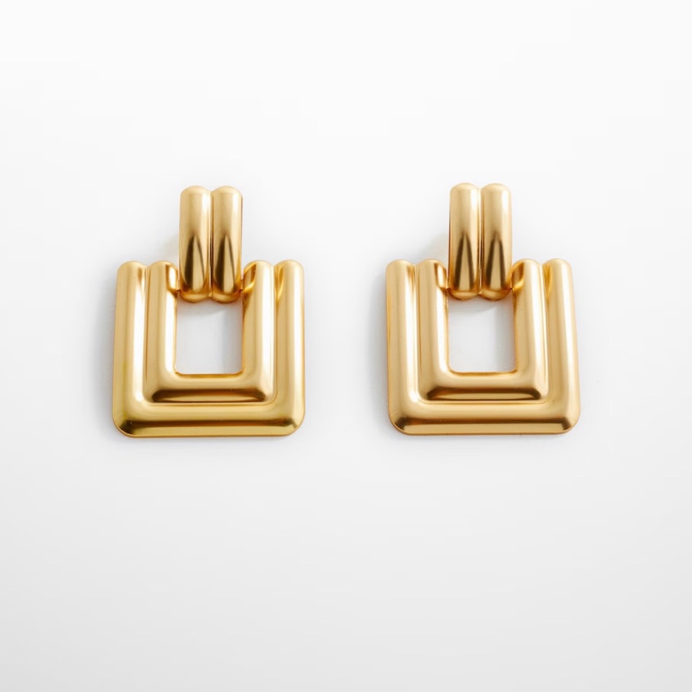 MANGO Square Earrings, SOLD OUT!